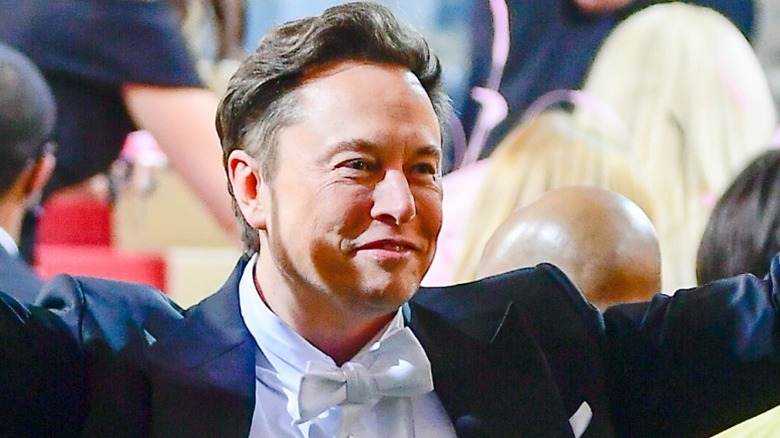 Elon Musk attends the 2022 Met Gala in New York City