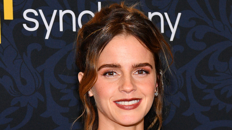 Emma Watson grinning