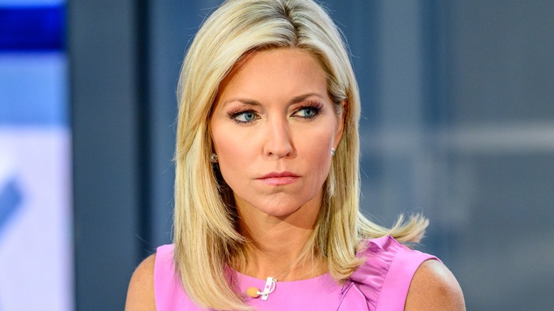 Ainsley Earhardt with a serious look on her face