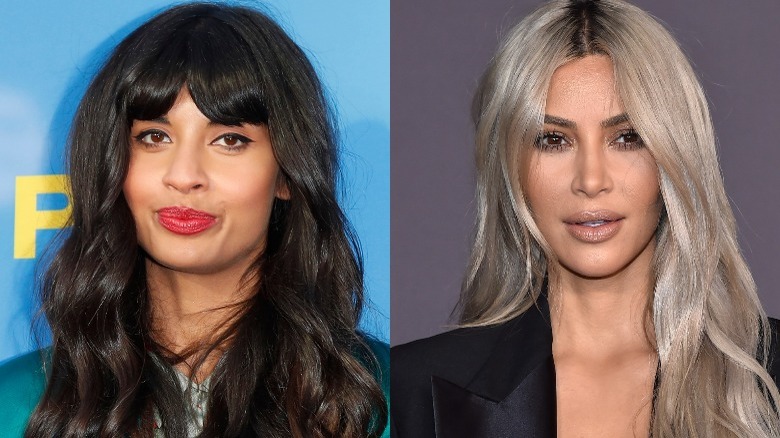 Jameela Jamil and Kim Kardashian