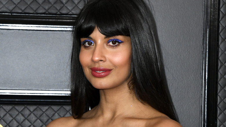 Jameela Jamil smiling