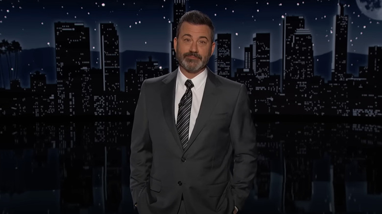 Jimmy Kimmel on show's set