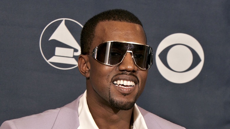 Ye West on the Grammys red carpet