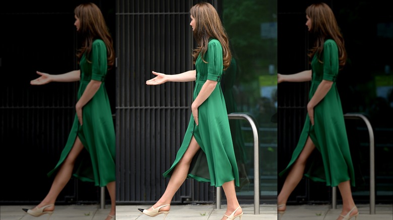 Kate Middleton in green