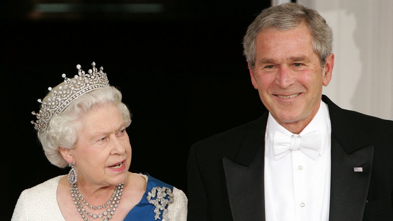 Queen Elizabeth, George W. Bush