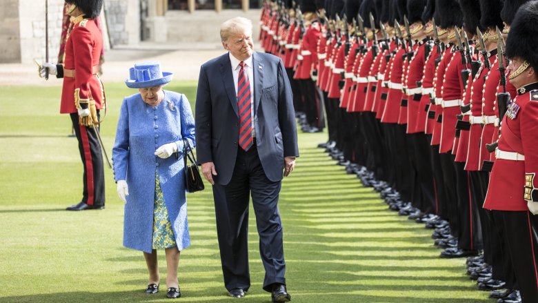 Queen Elizabeth, Donald Trump