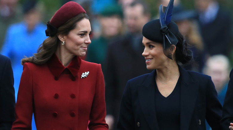 Kate Middleton an Meghan Markle