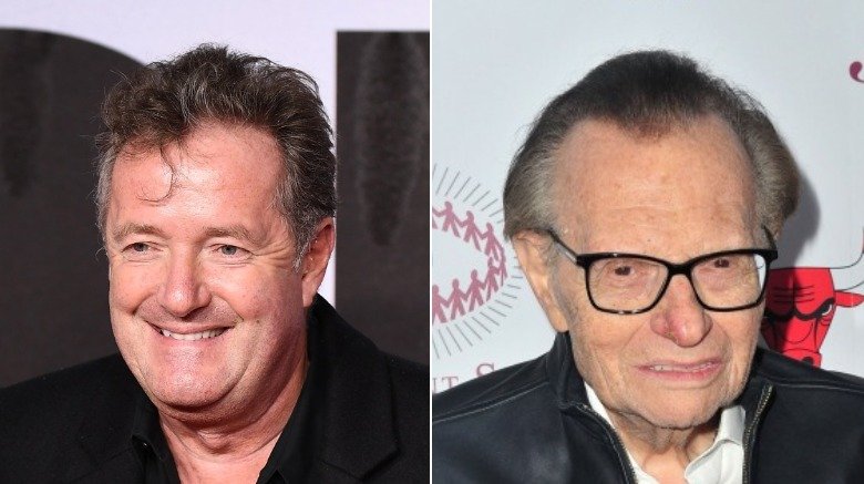 Piers Morgan and Larry King