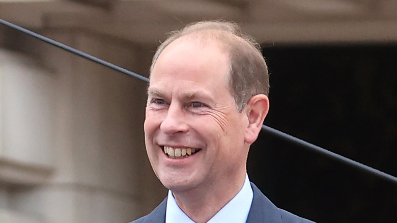 Prince Edward smiling.