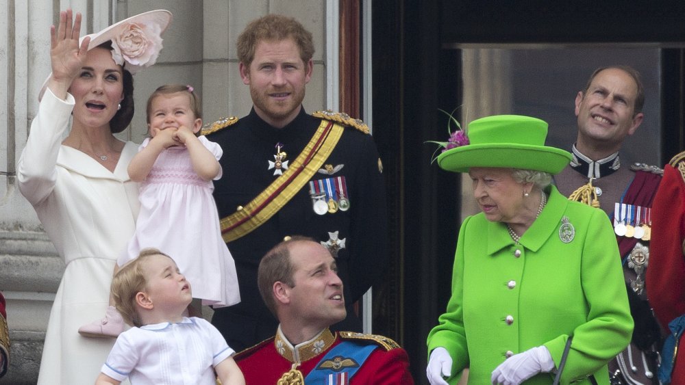 Trooping the Colour, Queen, William, George