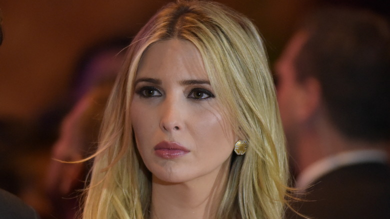 Ivanka Trump frowning