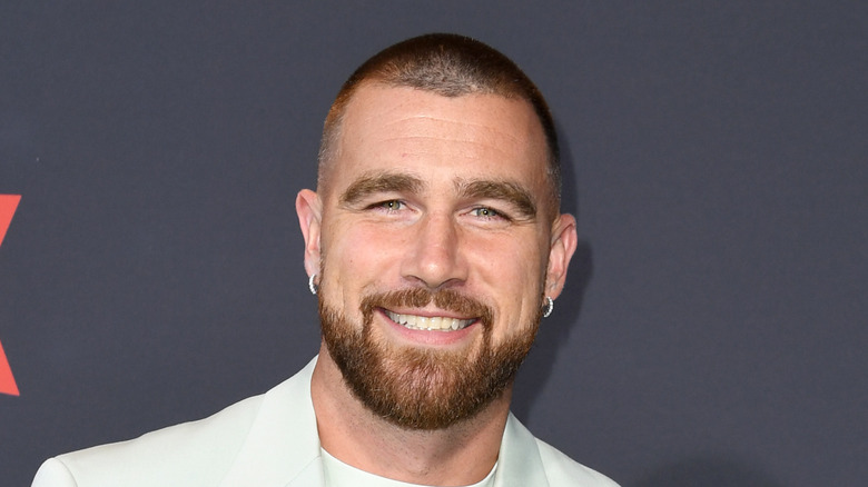 Travis Kelce on red carpet