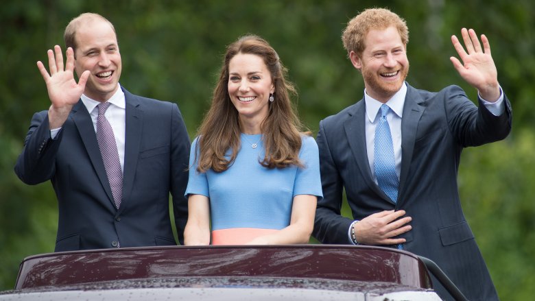 Prince William, Kate Middleton and Prince Harry