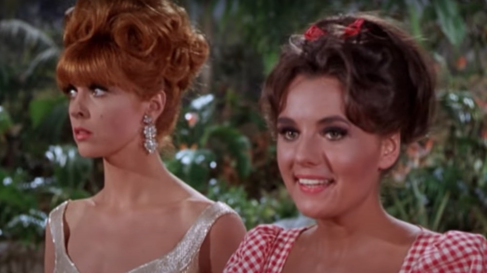 Tina Louise and Dawn Wells on 'Gilligan's Island'