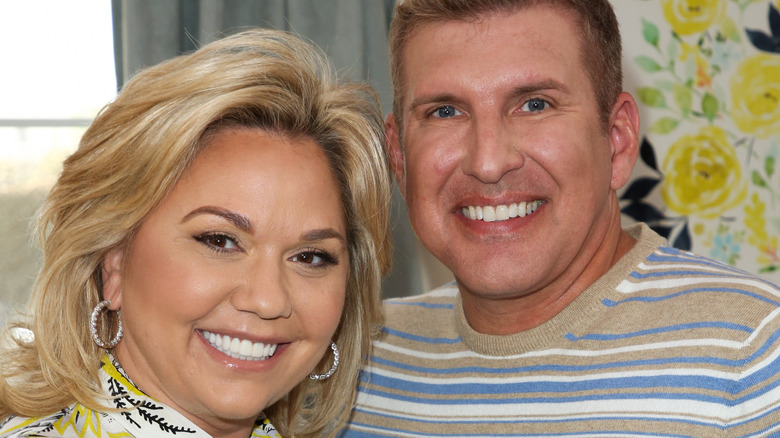 Todd and Julie Chrisley at Universal Studios in Hollywood 