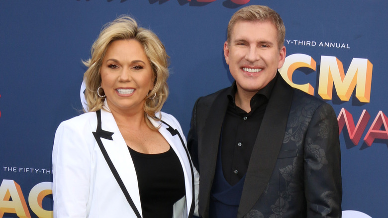 Todd and Julie Chrisley smiling