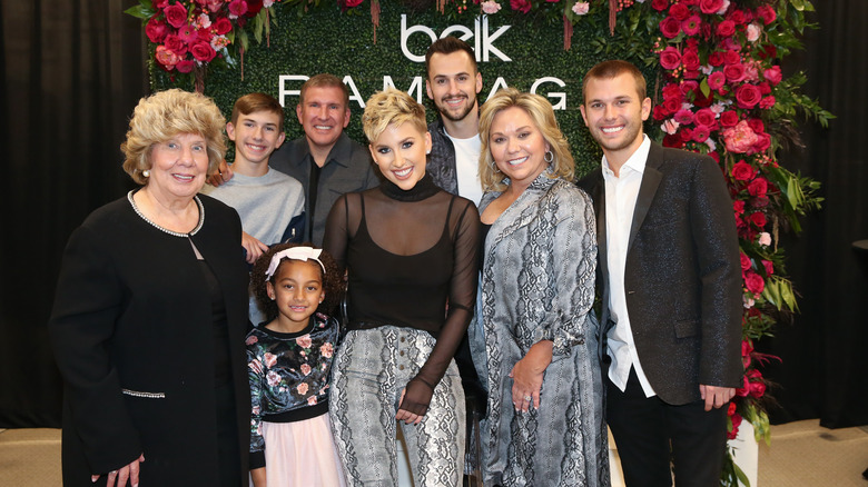 Chrisley family smiling