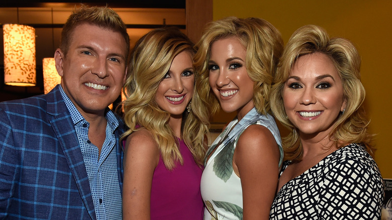 The Chrisley family posing for a photo