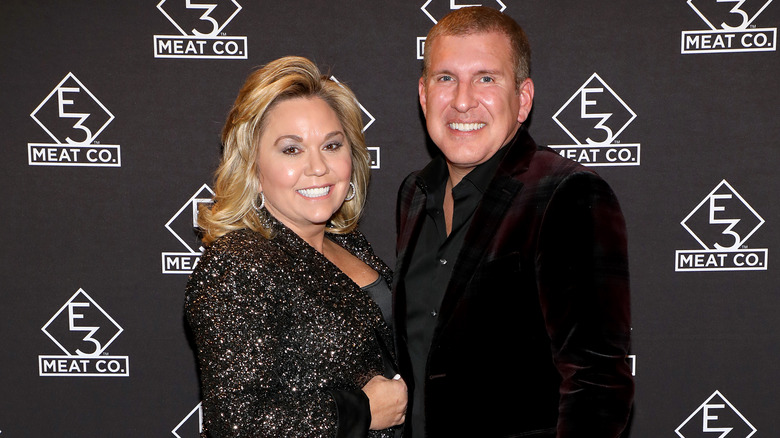 Todd Chrisley and Julie Chrisley smiling