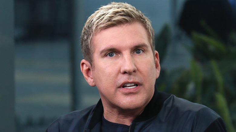 Todd Chrisley giving a talk at W Hollywood