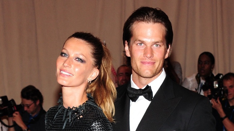 Gisele Bündchen on the red carpet with Tom Brady