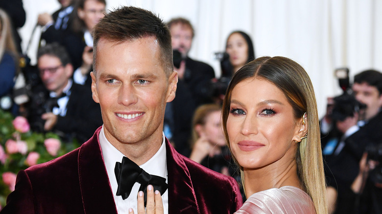 Tom Brady and Gisele Bündchen at an event