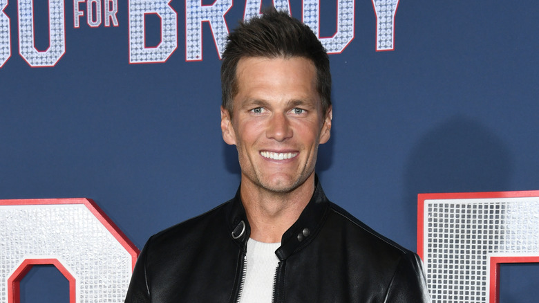 Tom Brady attending premiere event