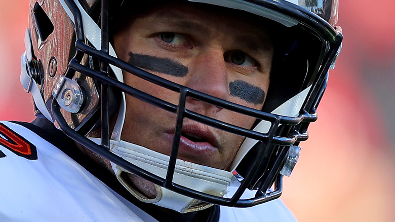 Tom Brady helmet