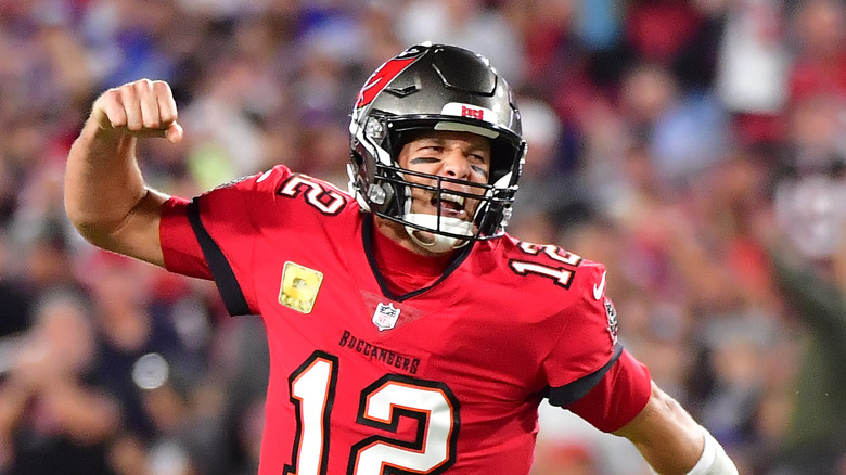 Tom Brady fist pump Buccaneers