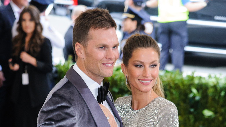 Tom Brady and Gisele Bündchen at a 2017 gala