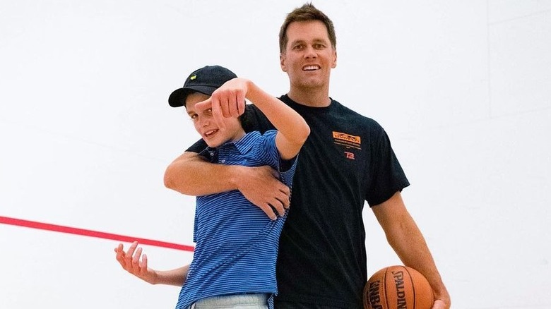 Tom Brady with son Jack