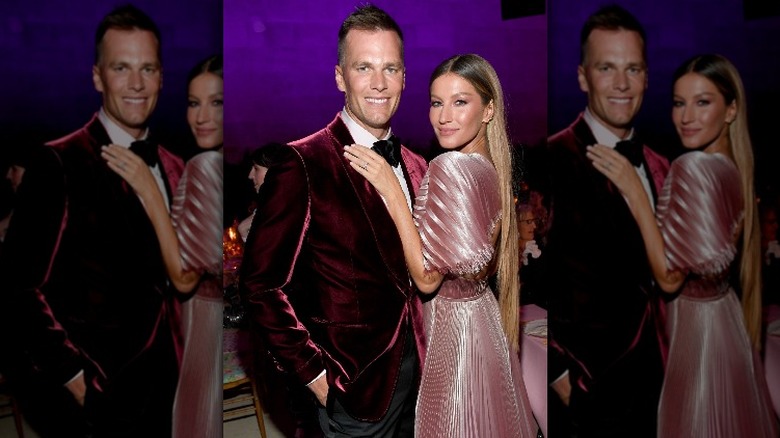 Tom Brady and Gisele Bundchen on the red carpet