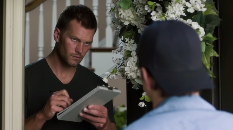 Tom Brady looking annoyed in Ted 2