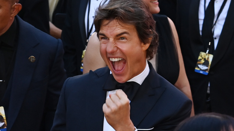 Tom Cruise fist pump