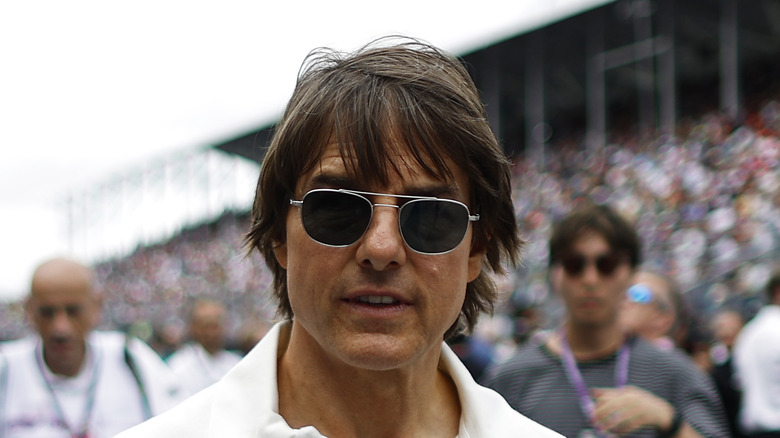 Tom Cruise wearing shades