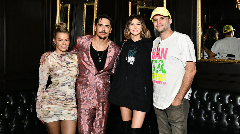 Ariana Madix, Tom Sandoval, Raquel Leviss, and Tom Schwartz posing