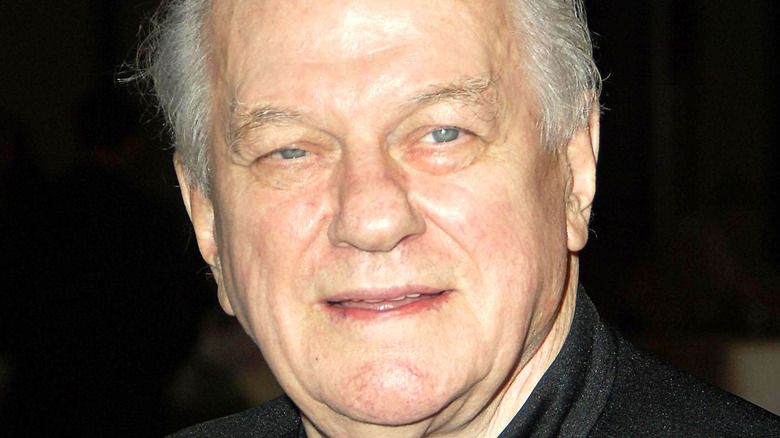 Charles Durning slightly smiling