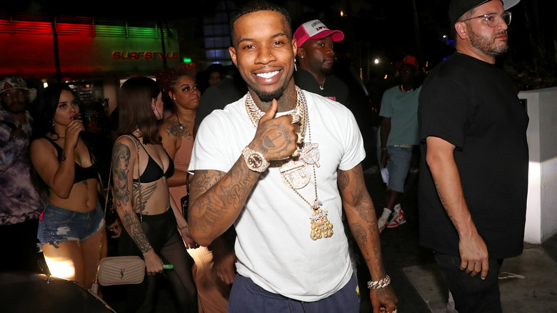 Tory Lanez smiling