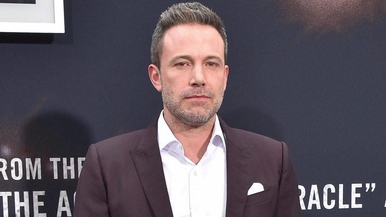 Ben Affleck with white pocket square