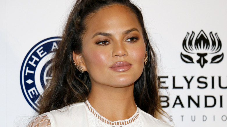 Chrissy Teigen smiling