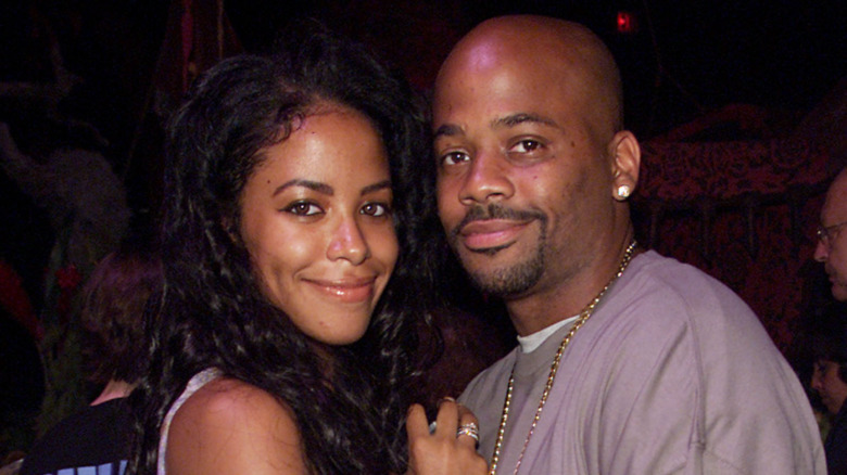 Aaliyah and Damon Dash