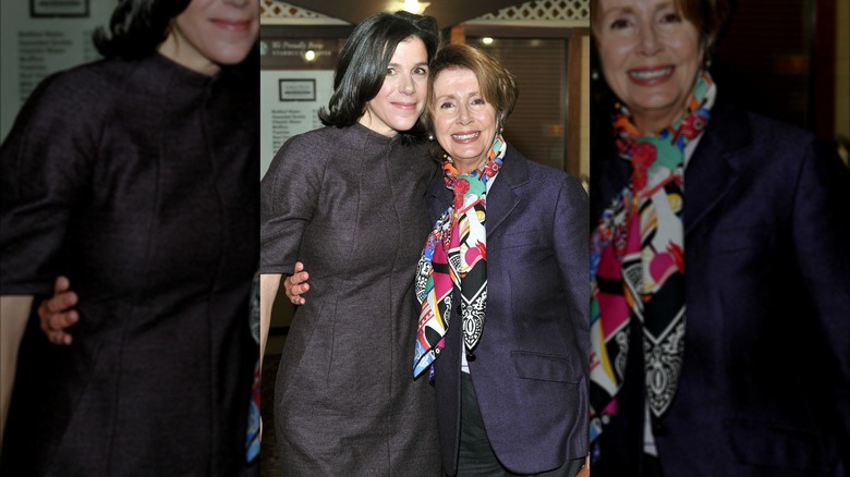 Alexandra Pelosi with her arm around Nancy Pelosi