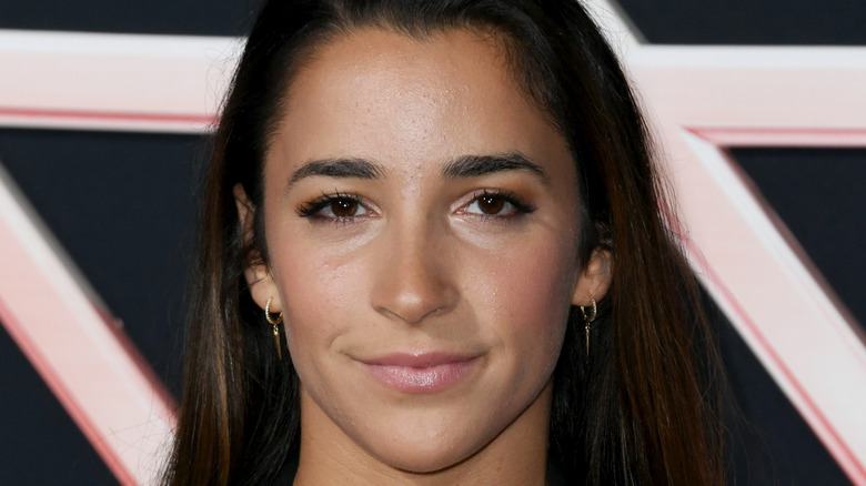 Aly Raisman small smile