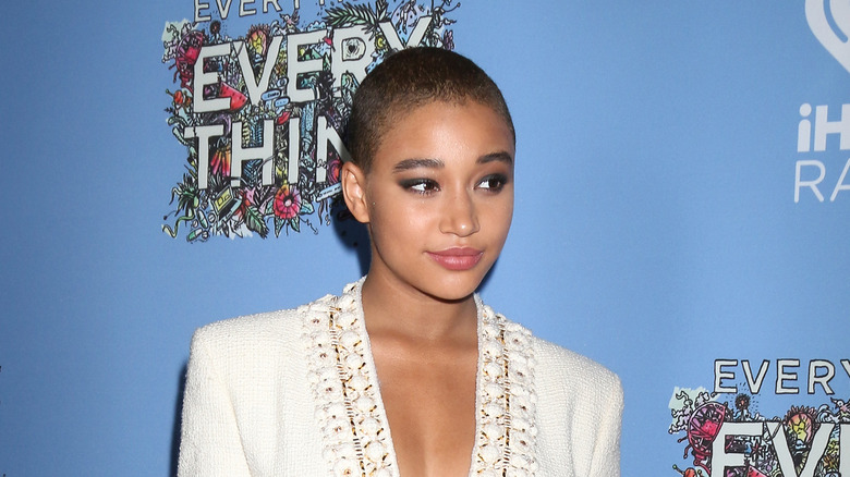 Amandla Stenberg posing