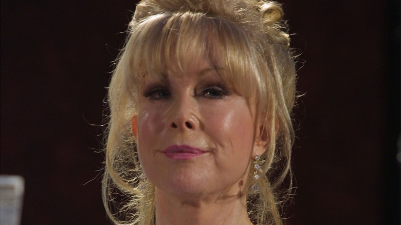 Barbara Eden with hair up