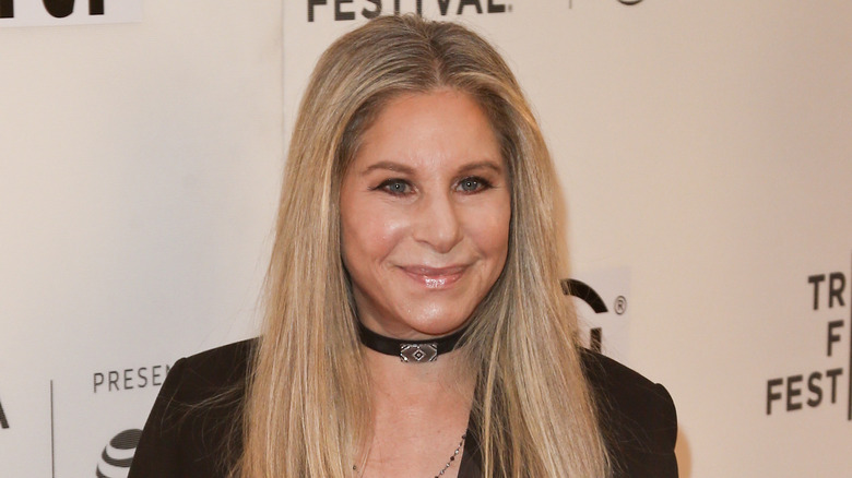 Barbra Streisand smiling