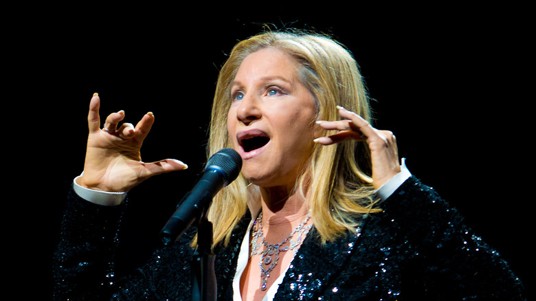 Barbra Streisand on stage