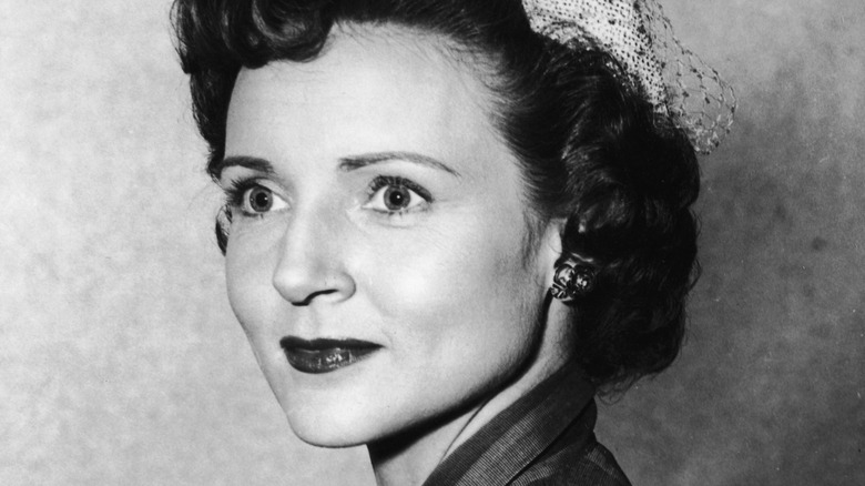 Betty White as a young woman 