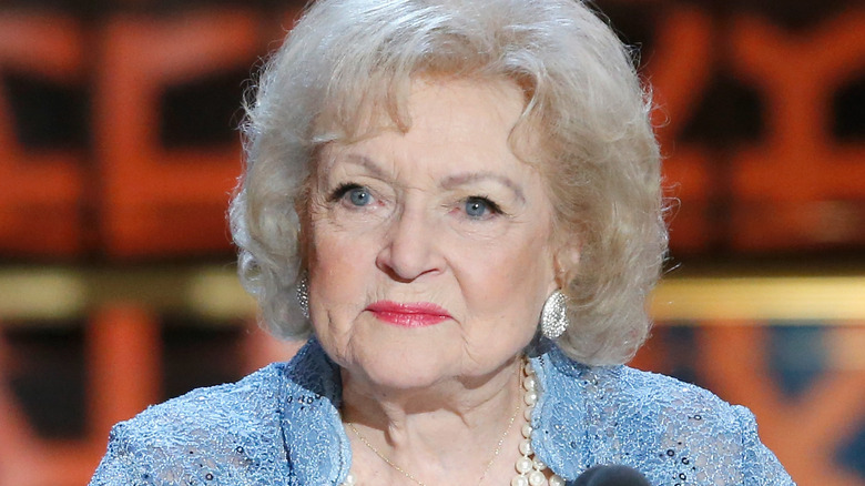 Betty White posing 