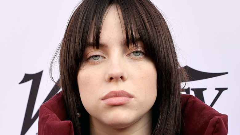 Billie Eilish looking at camera